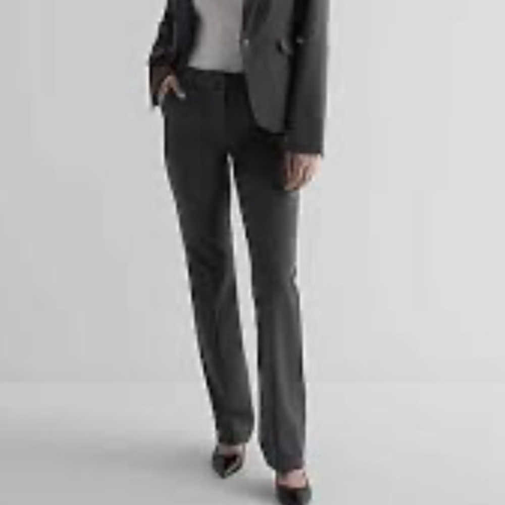 Burberry Gray Lined Wool Trousers Size 2 - Picture 14 of 15